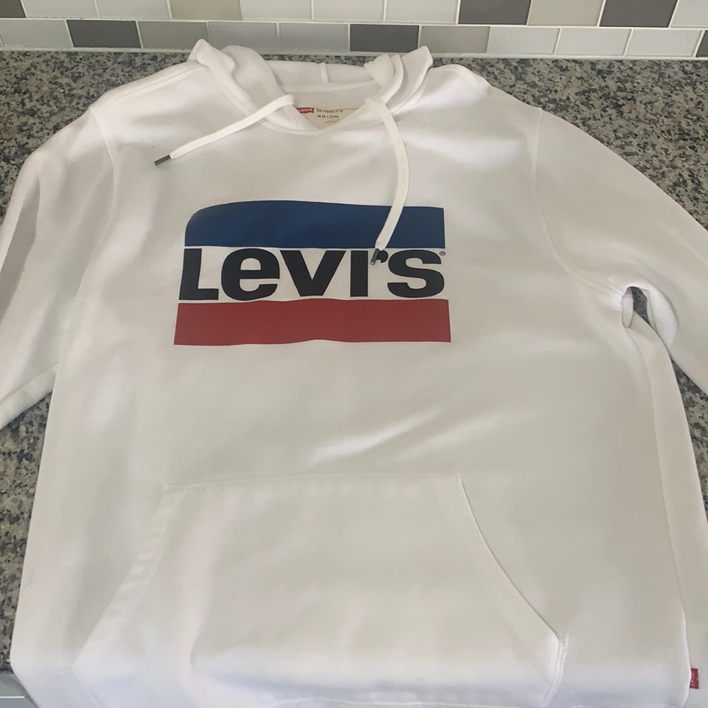 Levi’s size large hoodie white